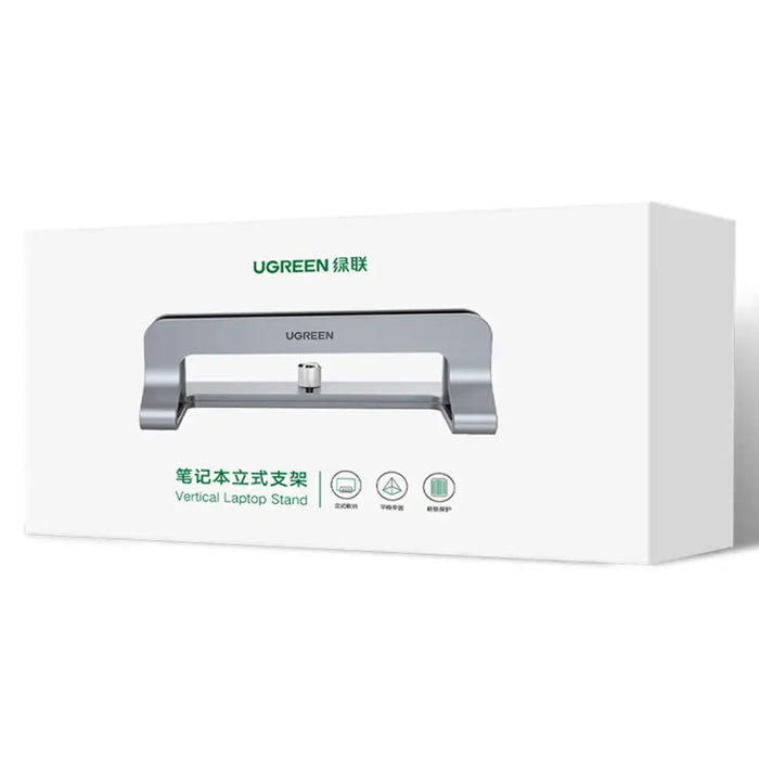 Ugreen LP258 Vertical Stand for 2 Devices Aluminum for Laptop Tablet - Silver - Stands and tables