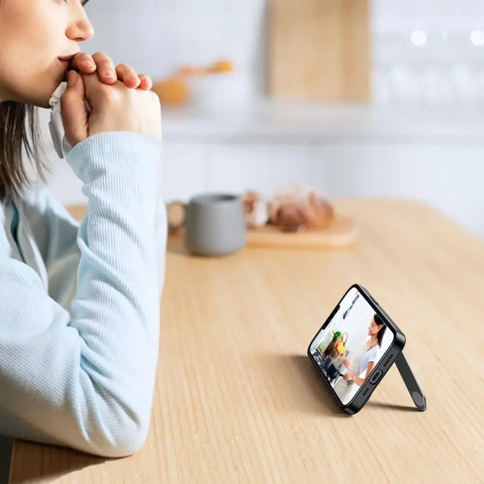 Ugreen LP634 Kickstand Protective Case Hard Cover with Gel Frame and Built-in Stand for iPhone 14 Plus (90925) - Cell