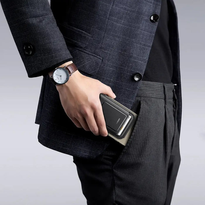Ugreen Magnetic Wallet 45165 magnetic MagSafe with stand - black - Cell phone cases and covers<<<HurtelXML