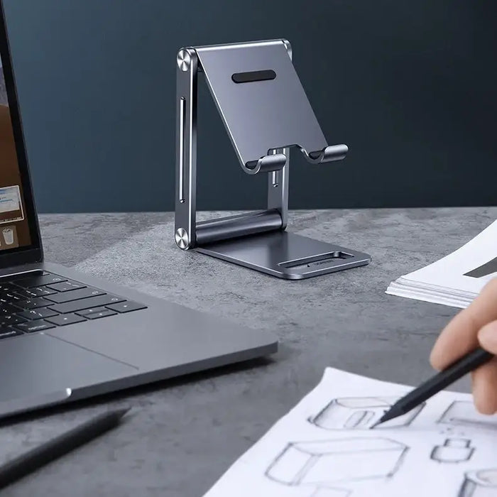 Ugreen metal aluminum folding phone holder tablet gray (LP263 80708) - Cell phone holders<<<HurtelXML&&&Notebooks