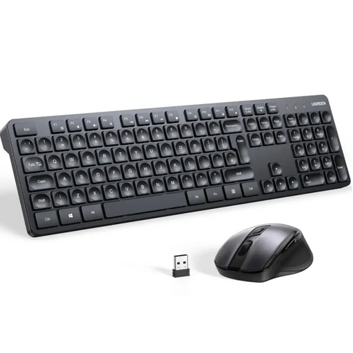 Ugreen MK006 wireless mouse and keyboard set 2.4Ghz - black - Other office accessories<<<HurtelXML