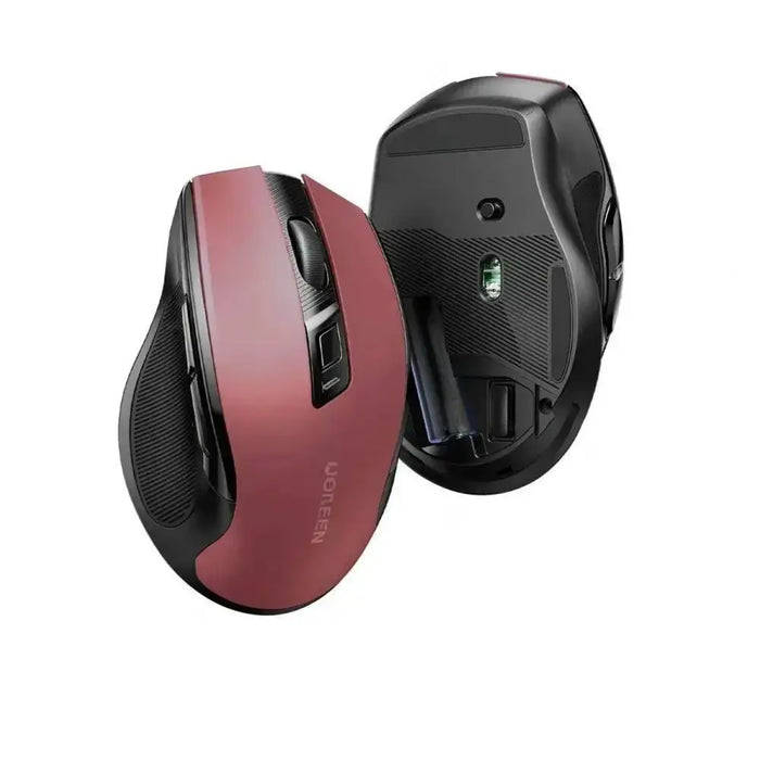 Ugreen MU006 wireless optical mouse USB 2.4GHz / Bluetooth 5.0 4000 DPI - red - Other office accessories<<<HurtelXML