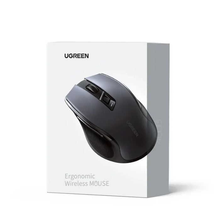 Ugreen MU006 wireless optical mouse USB 2.4GHz / Bluetooth 5.0 4000 DPI - black - Other office accessories<<<HurtelXML