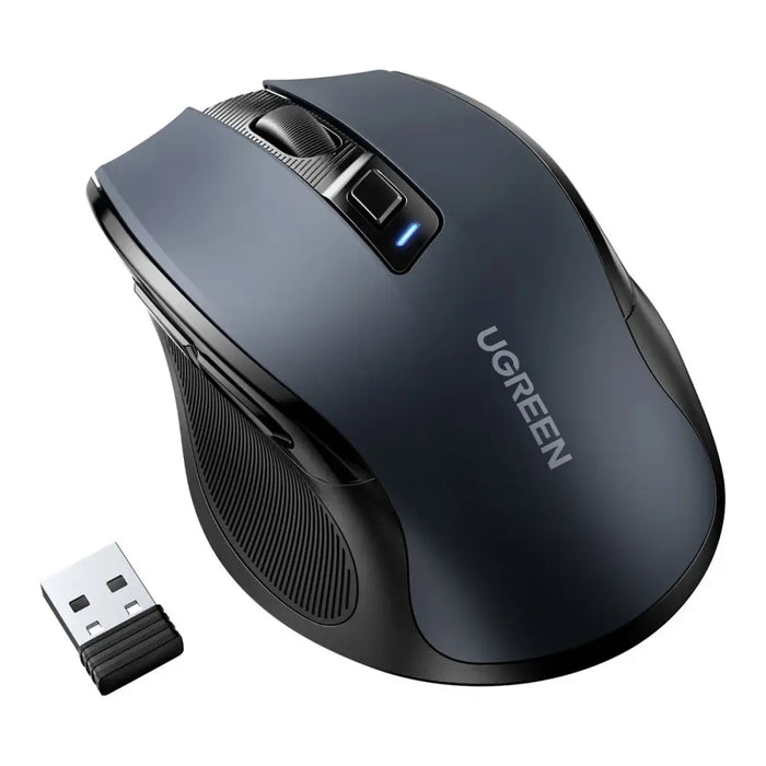 Ugreen MU006 wireless optical mouse USB 2.4GHz / Bluetooth 5.0 4000 DPI - black - Other office accessories<<<HurtelXML