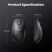 Ugreen MU103 Bluetooth 5.0 computer mouse / 2.4GHz USB receiver - black - Other office accessories<<<HurtelXML