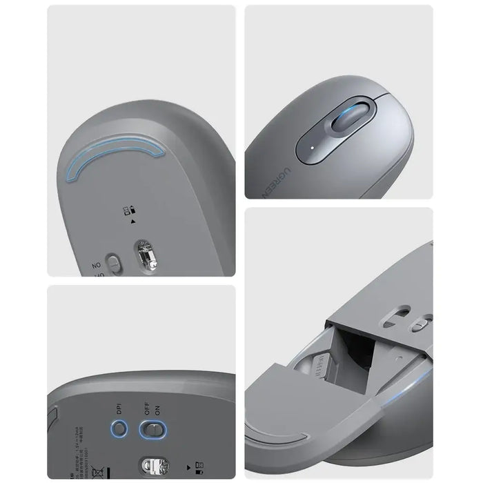 Ugreen MU105 USB 2.4GHz wireless mouse - gray - Other office accessories<<<HurtelXML