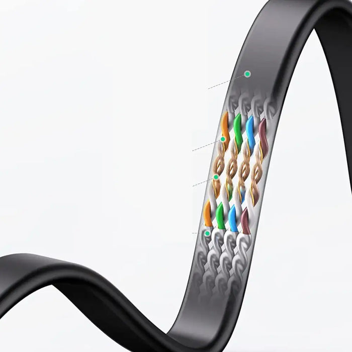 Ugreen NW102 50174 flat LAN Ethernet cable Cat. 6 2m - black - Network cables<<<HurtelXML