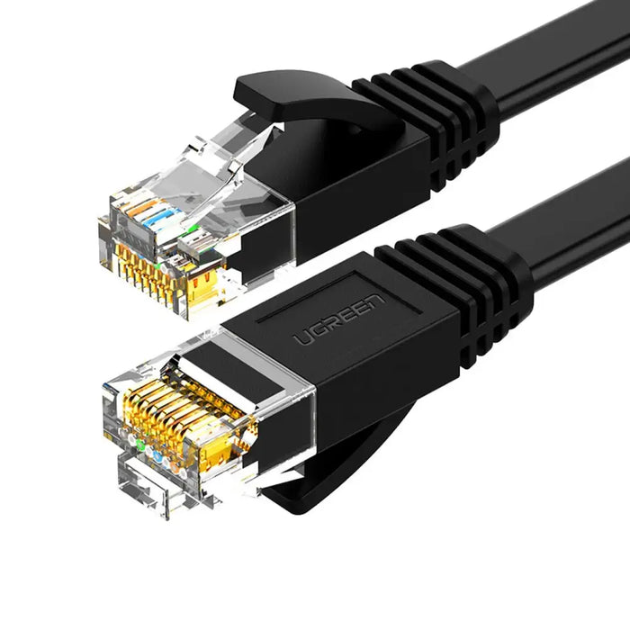 Ugreen NW102 50180 Flat Network LAN Ethernet Cable Cat. 6 15m - Black - Network cables<<<HurtelXML