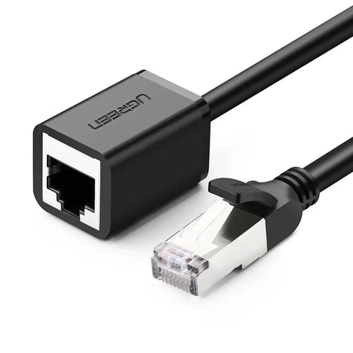 Ugreen NW112 11279 Ethernet Network Cable RJ45 (female) - RJ45 (male) F/UTP Cat. 6 1 Gbps 1m - black - Network