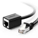 Ugreen NW112 11279 Ethernet Network Cable RJ45 (female) - RJ45 (male) F/UTP Cat. 6 1 Gbps 1m - black - Network