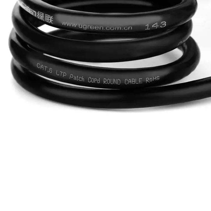 Ugreen NW112 11281 Network Ethernet Cable RJ45 (Female) - RJ45 (Male) F/UTP Cat. 6 1 Gbps 2m - black - Network