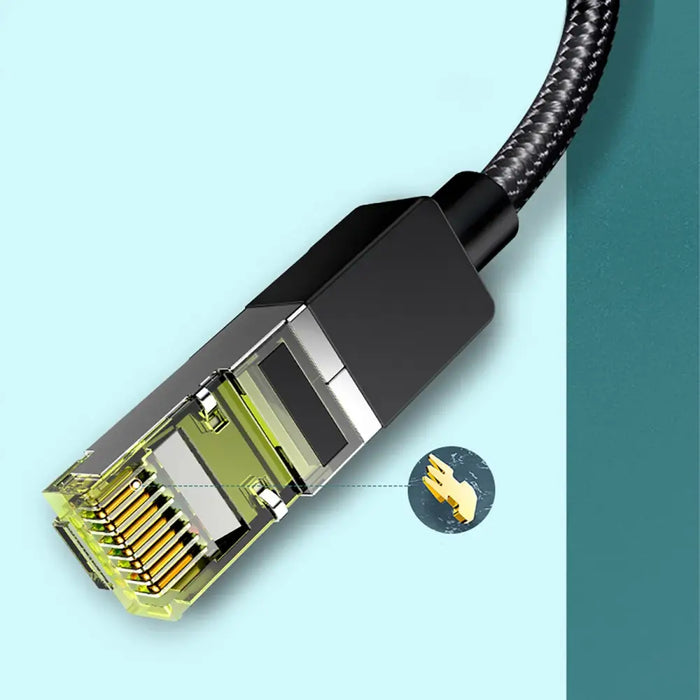 Ugreen NW150 80421 Ethernet RJ45 Cat 7 10Gbps Cable 1m - Black - Network cables<<<HurtelXML