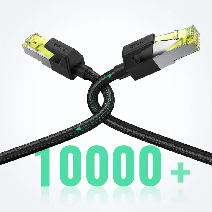 Ugreen NW150 80425 Ethernet RJ45 Cat 7 10Gbps Cable 5m - Black - Network cables<<<HurtelXML