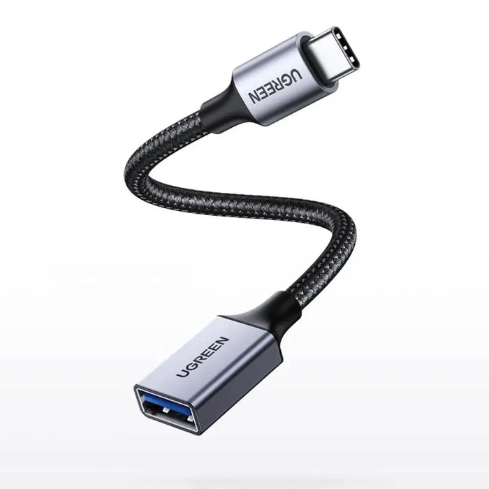 Ugreen OTG adapter cable USB-C (male) - USB-A (female) 5Gb/s 0.15m black (US378) - USB adapters<<<HurtelXML