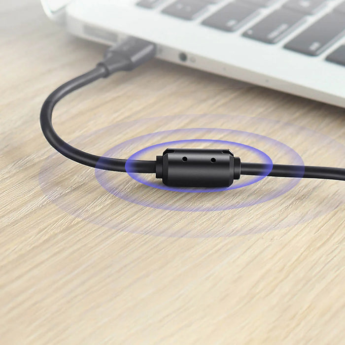 Ugreen printer cable USB-A - USB-B 480Mb/s 5m black (US135) - Cell phone cables<<<HurtelXML