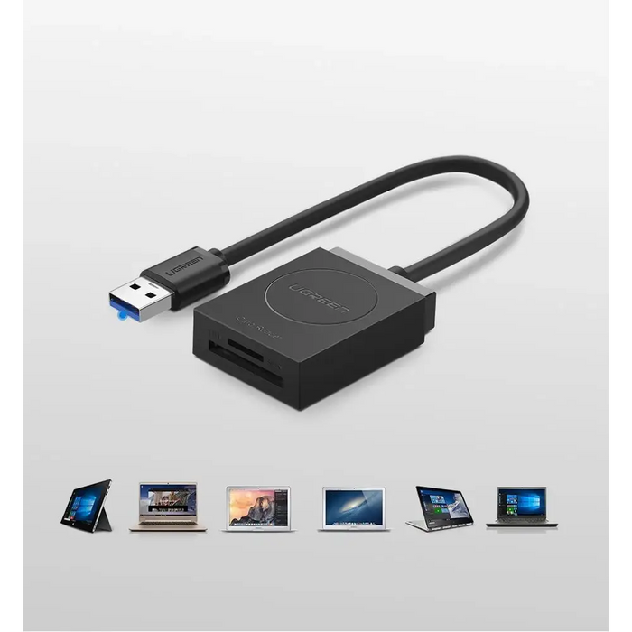 Ugreen SD / micro SD card reader to USB 3.0 black (20250) - Flash card readers<<<HurtelXML