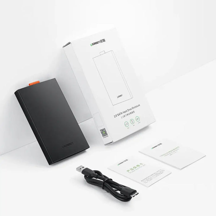 Ugreen SSD/HDD 2.5’’ USB 3.0 SATA Black (CM237) - Disk adapters<<<HurtelXML