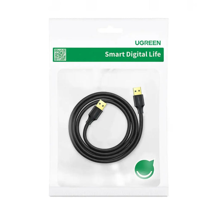 Ugreen US128 10369 USB-A 3.0 / USB-A 3.0 5Gb/s 0.5m cable - black - Cell phone cables<<<HurtelXML