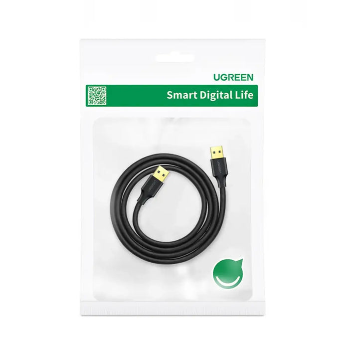 Ugreen US128 10371 USB-A 3.0 / USB-A 3.0 5Gb/s cable 2m - black - Cell phone cables<<<HurtelXML