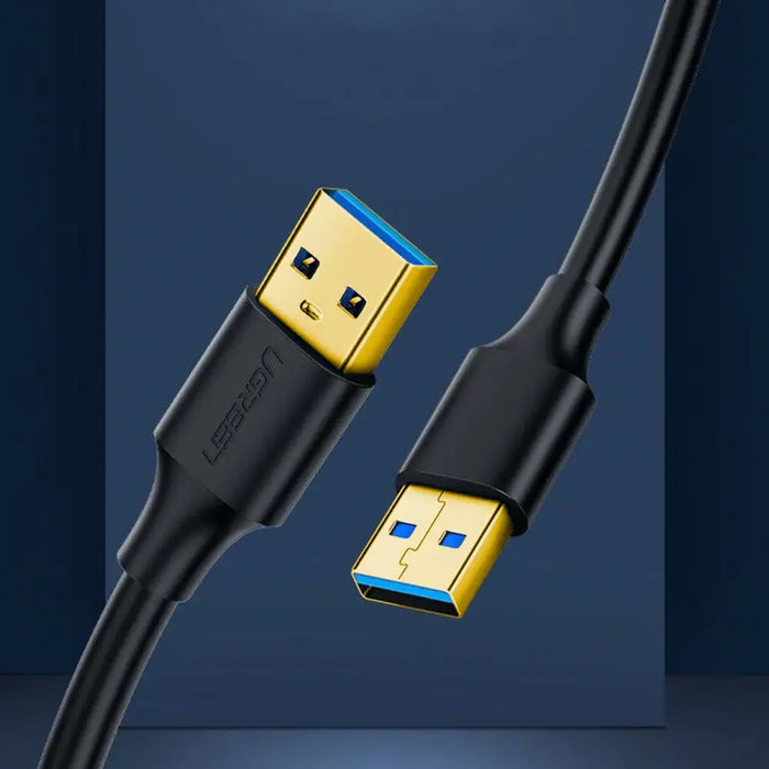 Ugreen US128 10371 USB-A 3.0 / USB-A 3.0 5Gb/s cable 2m - black - Cell phone cables<<<HurtelXML