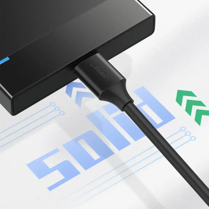 Ugreen US130 10840 USB-A 3.0 - micro USB-B cable 0.5m - black - Cell phone cables<<<HurtelXML
