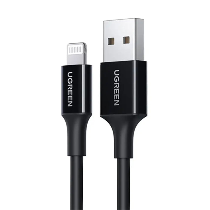 Ugreen US155 80823 USB-A / Lightning MFi 2.4A cable 2m - black - Cell phone cables<<<HurtelXML