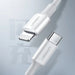Ugreen US171 Lightning - USB-C MFi PD cable 20W 3A 480Mb/s 0.5m - white - Cell phone cables<<<HurtelXML