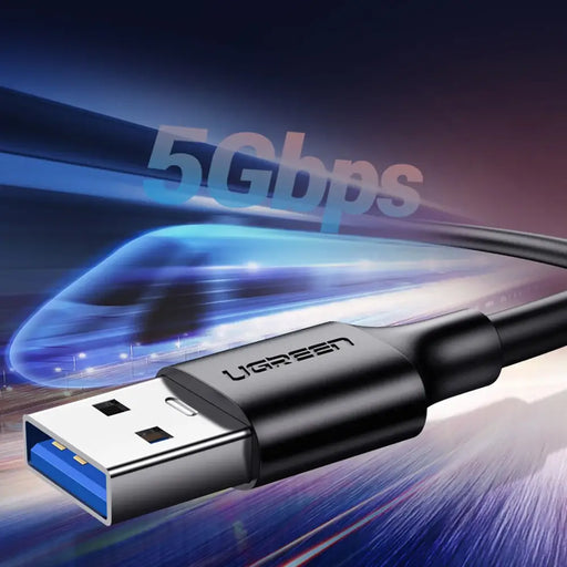 Ugreen US184 20881 USB-A 3.0 / USB-C 3A cable 0.5m - black - Cell phone cables<<<HurtelXML