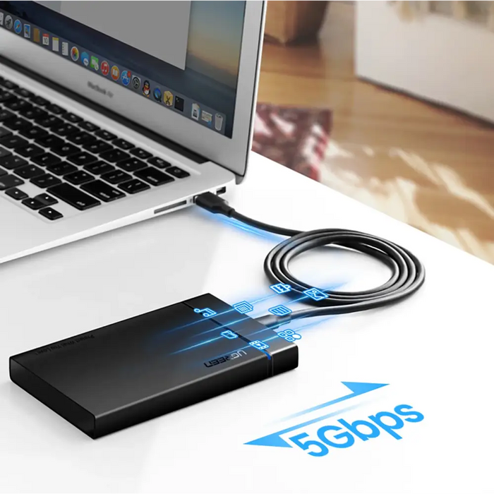 Ugreen US184 20883 USB-A 3.0 / USB-C 3A cable 1.5m - black - Cell phone cables<<<HurtelXML