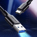 Ugreen US184 20884 USB-A 3.0 / USB-C 3A 2m cable - black - Cell phone cables<<<HurtelXML