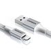 Ugreen US199 60162 USB-A / Lightning MFi Cable 1.5m - Silver - Cell phone cables<<<HurtelXML