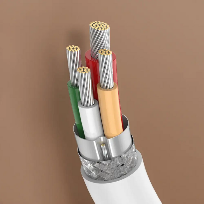 Ugreen US264 60517 USB-C / USB-C PD QC AFC Cable 0.5m - White - Cell phone cables<<<HurtelXML