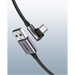Ugreen US284 50941 USB-A (straight) / USB-C (angled) 3A Cable 1m - Gray - Cell phone cables<<<HurtelXML&&&USB