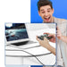 Ugreen US284 70255 USB-A (straight) / USB-C (angled) 3A Cable 3m - Gray - Cell phone cables<<<HurtelXML