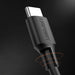 Ugreen US286 USB-C - USB-C PD QC 3A 480Mb/s cable 0.5m - black - Cell phone cables<<<HurtelXML