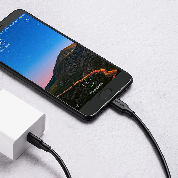Ugreen US286 USB-C - USB-C PD QC 3A 480Mb/s cable 0.5m - black - Cell phone cables<<<HurtelXML
