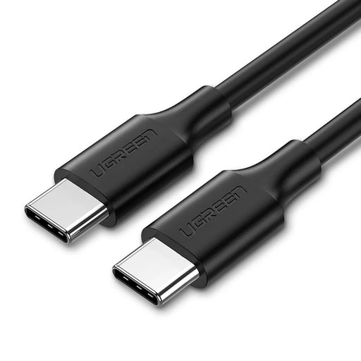 Ugreen US286 USB-C - USB-C PD QC 3A 480Mb/s cable 0.5m - black - Cell phone cables<<<HurtelXML