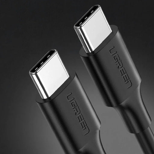 Ugreen US286 USB-C - USB-C PD QC 3A 480Mb/s cable 0.5m - black - Cell phone cables<<<HurtelXML