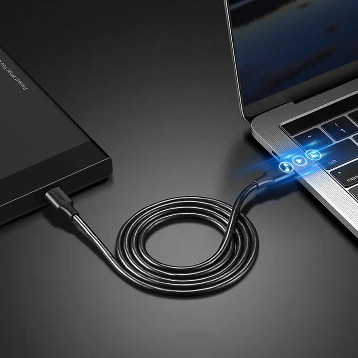 Ugreen US286 USB-C - USB-C PD QC 3A 480Mb/s cable 1.5m - black - Cell phone cables<<<HurtelXML