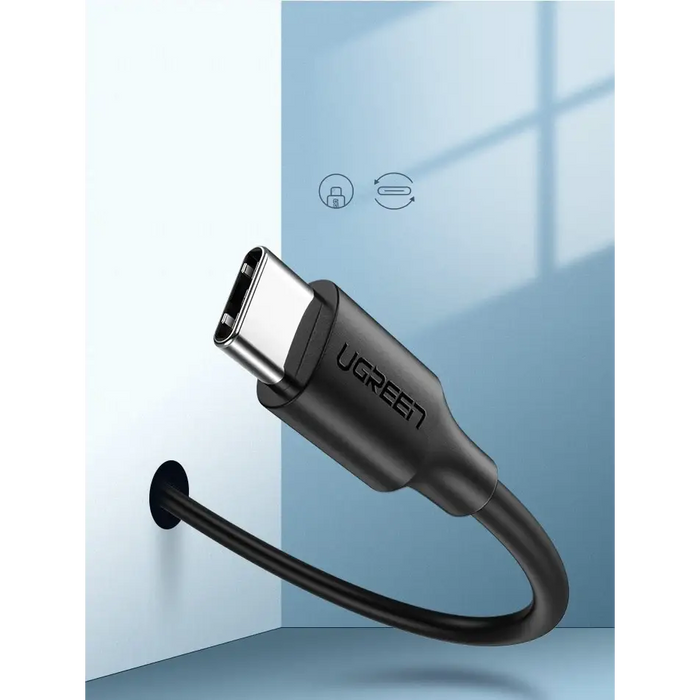 Ugreen US287 60116 USB-A / USB-C 2A cable 1m - black - Cell phone cables<<<HurtelXML&&&Кабели за мобилни