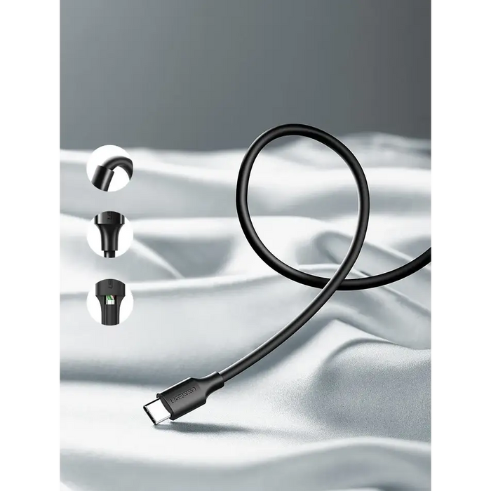 Ugreen US287 60826 USB-A / USB-C 3A cable 3m - black - Cell phone cables<<<HurtelXML