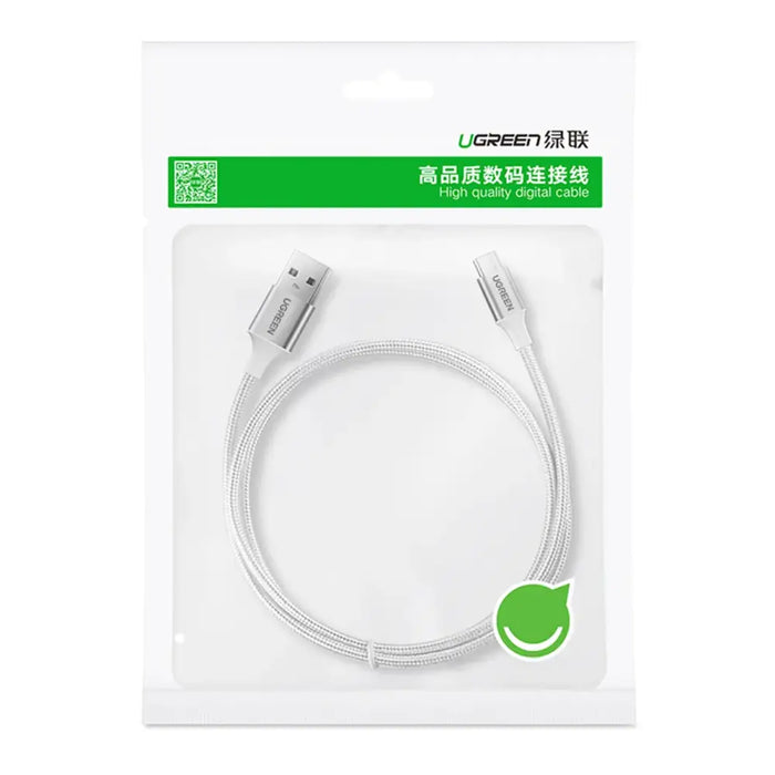 Ugreen US288 60409 USB-A / USB-C QC 3.0 3A 3m cable - white - Cell phone cables<<<HurtelXML