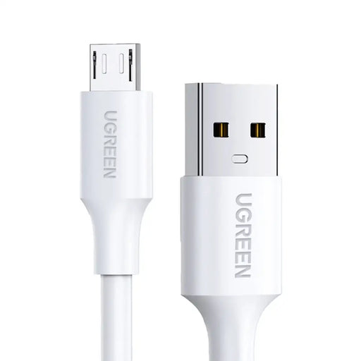 Ugreen US289 60140 micro USB / USB-A cable 0.5m - white - Cell phone cables<<<HurtelXML