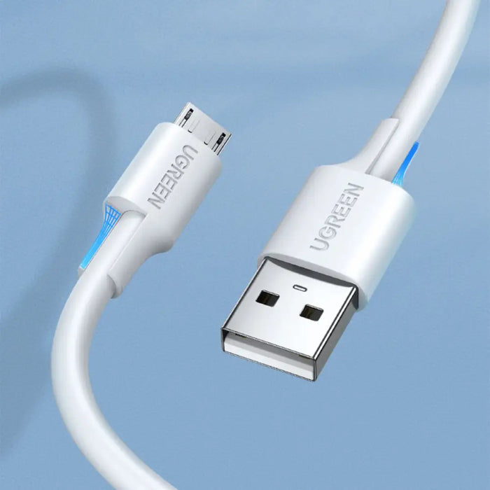 Ugreen US289 60141 micro USB / USB-A cable 1m - white - Cell phone cables<<<HurtelXML