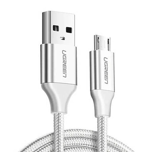Ugreen US290 60152 USB-A / micro USB 2.4A 1.5m Cable - White - Cell phone cables<<<HurtelXML