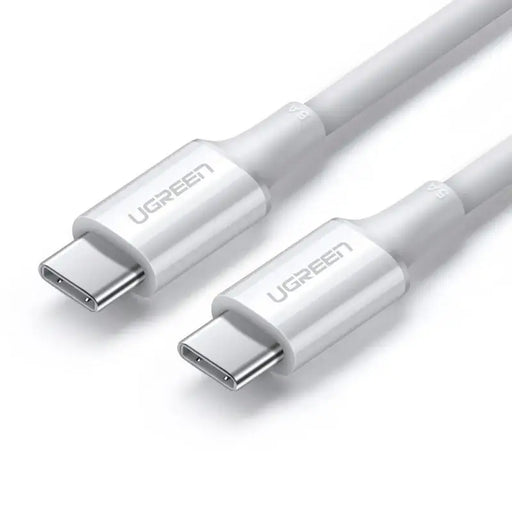 Ugreen US300 USB-C - USB-C PD QC FCP cable 100W 5A 480Mb/s 2m - white - Cell phone cables<<<HurtelXML&&&Кабели за