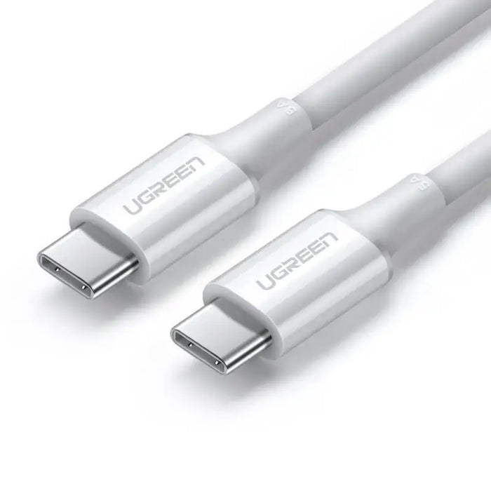 Ugreen US300 USB-C - USB-C PD QC FCP cable 100W 5A 480Mb/s 2m - white - Cell phone cables<<<HurtelXML&&&Кабели за