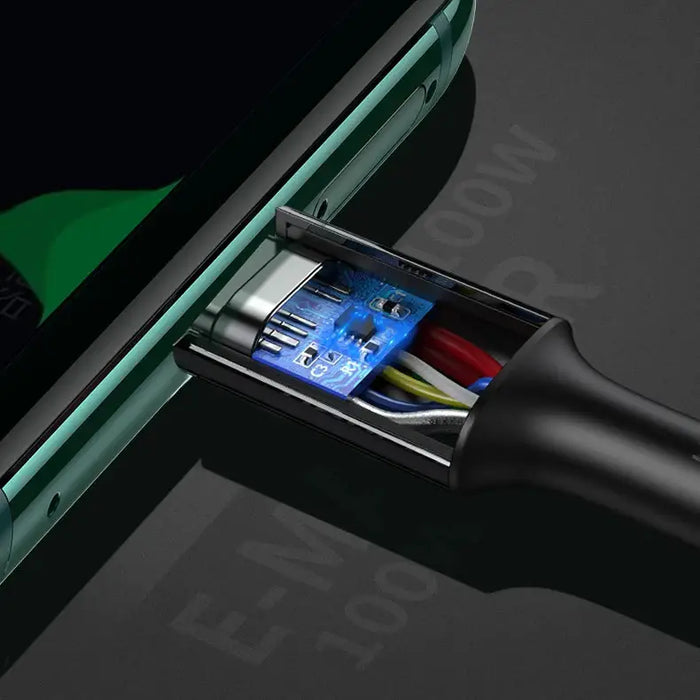 Ugreen US300 USB-C - USB-C PD QC FCP cable 100W 5A 480Mb/s 2m - white - Cell phone cables<<<HurtelXML&&&Кабели за