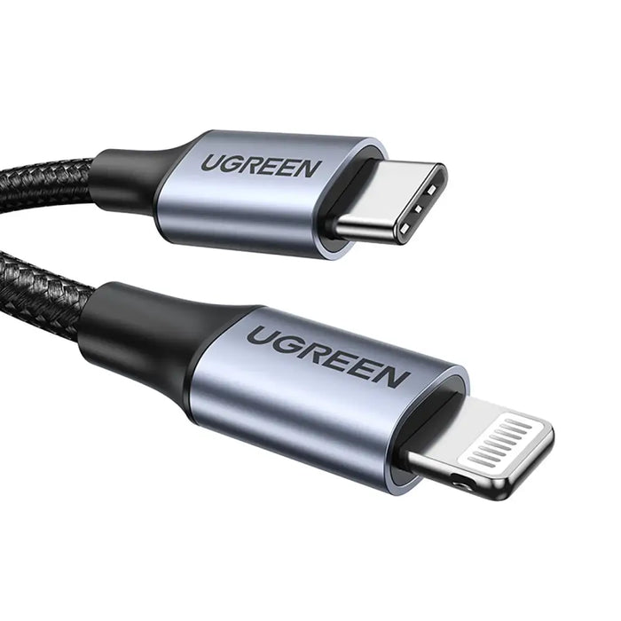 Ugreen US304 60759 Lightning - USB-C 2.0 MFi Cable 1m - Gray - Cell phone cables<<<HurtelXML