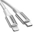 Ugreen US304 70523 USB-C / Lightning MFi cable 1m - silver - Cell phone cables<<<HurtelXML